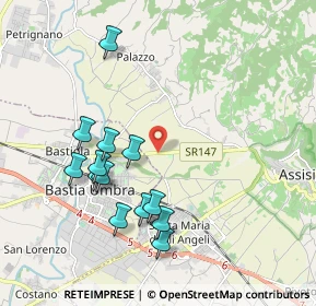 Mappa Via Campiglione, 06081 Assisi PG, Italia (2.03538)