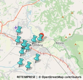 Mappa Via Campiglione, 06081 Assisi PG, Italia (4.35273)