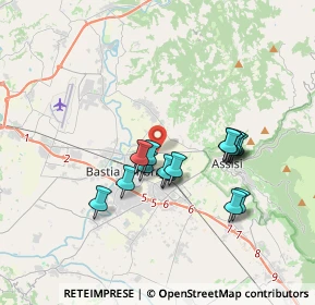 Mappa Via Campiglione, 06081 Assisi PG, Italia (3.11)