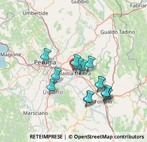 Mappa Via Mafalda di Savoia, 06083 Bastia Umbra PG, Italia (12.09571)