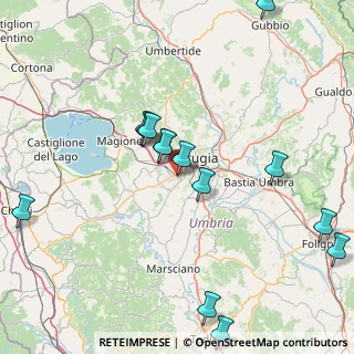 Mappa Via Aldo Manna, 06128 Perugia PG, Italia (20.33333)