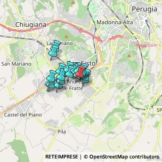 Mappa Via Aldo Manna, 06128 Perugia PG, Italia (0.9495)