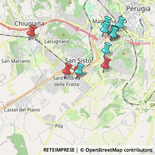 Mappa Via Aldo Manna, 06128 Perugia PG, Italia (2.32182)