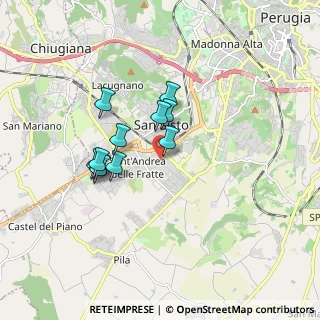 Mappa Via Aldo Manna, 06128 Perugia PG, Italia (1.42273)