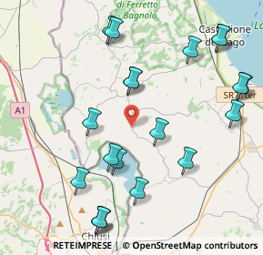 Mappa Via Villa Cartoni, 06061 Castiglione del lago PG, Italia (4.9545)