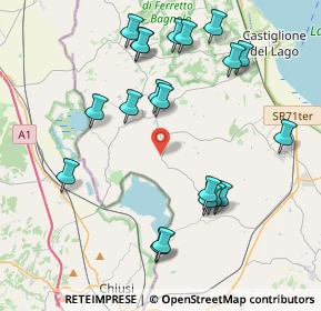 Mappa Via Villa Cartoni, 06061 Castiglione del lago PG, Italia (4.4845)