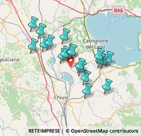 Mappa Via Villa Cartoni, 06061 Castiglione del lago PG, Italia (6.08474)