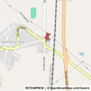 Mappa Via Piemonte, 06061 Sanfatucchio PG, Italia, 06061 Castiglione del Lago, Perugia (Umbria)