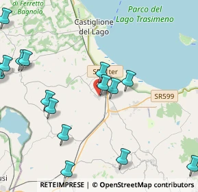 Mappa Piazzale Umbria, 06061 Castiglione del lago PG, Italia (5.46133)