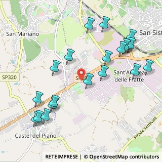 Mappa Strada delle Fratte, 06122 Perugia PG (1.253)