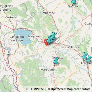 Mappa Strada delle Fratte, 06122 Perugia PG (25.48727)