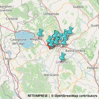 Mappa Strada delle Fratte, 06122 Perugia PG (8.58083)