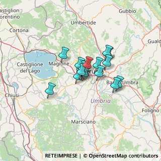 Mappa Strada delle Fratte, 06122 Perugia PG (8.075)