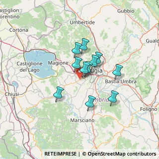 Mappa Strada delle Fratte, 06122 Perugia PG (9.87091)