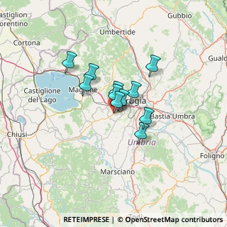 Mappa Strada delle Fratte, 06122 Perugia PG (8.58636)
