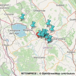 Mappa Strada delle Fratte, 06122 Perugia PG (8.7)