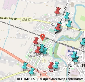 Mappa Via Lago di Como, 06083 Bastia Umbra PG, Italia (0.603)