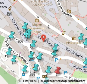 Mappa Piaggia di Porta San Pietro, 06082 Assisi PG, Italia (0.08182)