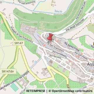Mappa Via San Francesco, 18/B, 06081 Assisi, Perugia (Umbria)