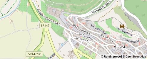 Mappa Assisi