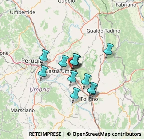 Mappa Piaggia di Porta S. Pietro, 06081 Assisi PG, Italia (9.51)