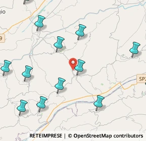 Mappa Contrada Papagnano, 63848 Petritoli FM, Italia (5.56692)