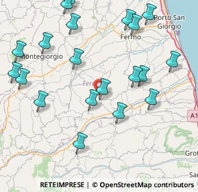 Mappa Contrada Papagnano, 63848 Petritoli FM, Italia (9.908)