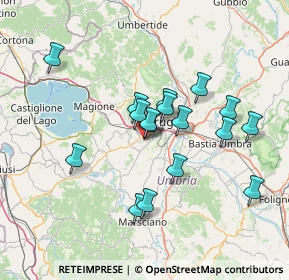 Mappa Via Pietro Soriano, 06100 Perugia PG, Italia (12.85529)