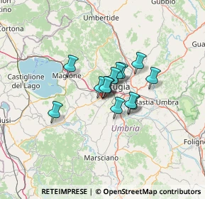 Mappa Via Pietro Soriano, 06100 Perugia PG, Italia (7.94077)