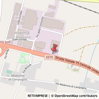 Mappa Piazza di Spagna, 35, 06083 Bastia Umbra, Perugia (Umbria)