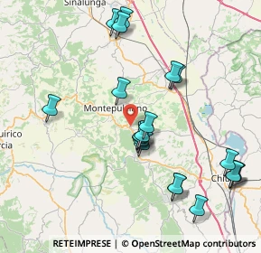 Mappa Via delle Rose, 53045 Montepulciano SI, Italia (8.572)