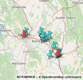Mappa Via Gubbio, 06083 Bastia Umbra PG, Italia (11.03923)