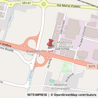 Mappa Via Monte Grappa, 75, 06083 Bastia Umbra, Perugia (Umbria)