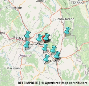 Mappa Palazzo Bernabei, 06081 Assisi PG, Italia (9.55833)