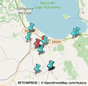 Mappa Via Serra, 06061 Castiglione del Lago PG, Italia (3.71)