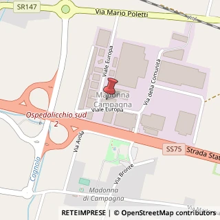 Mappa Viale Europa, 11, 06083 Castelfranco Veneto, Treviso (Veneto)
