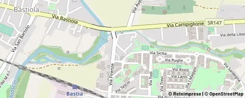 Mappa Bastia Umbra