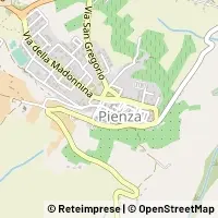 Mapa Pienza