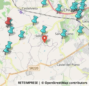Mappa Castello di Monte Frondoso, 06073 Corciano PG, Italia (3.3135)
