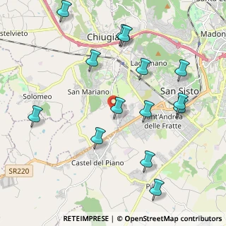 Mappa Via Francesco de Sanctis, 06070 Corciano PG, Italia (2.40429)