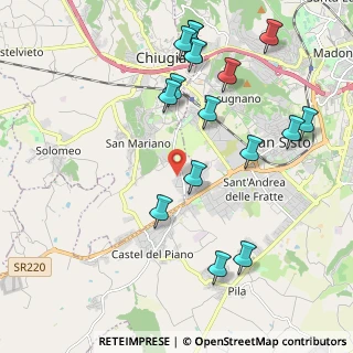Mappa Via Francesco de Sanctis, 06070 Corciano PG, Italia (2.39813)