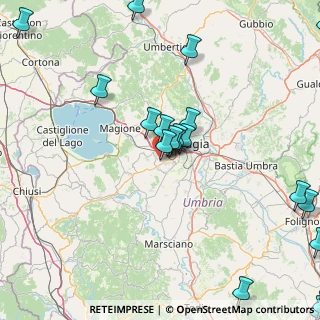 Mappa Via Francesco de Sanctis, 06070 Corciano PG, Italia (23.936)