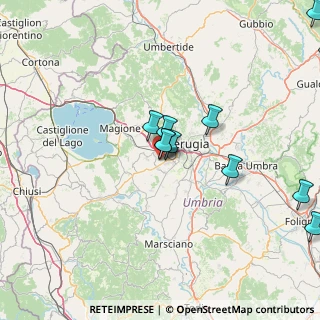 Mappa Via Francesco de Sanctis, 06070 Corciano PG, Italia (17.68273)