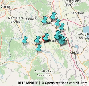 Mappa Via Case Nuove, 53026 Pienza SI, Italia (9.535)