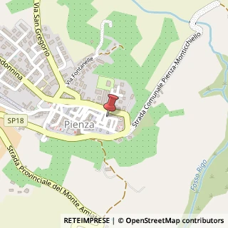 Mappa Via Case Nuove, 13, 53026 Pienza, Siena (Toscana)