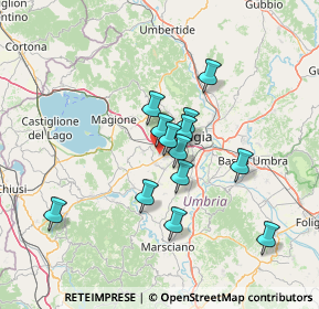 Mappa Via Giovanni Nicotera, 06073 Corciano PG, Italia (11.53077)