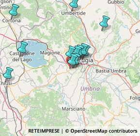 Mappa Via Giovanni Nicotera, 06073 Corciano PG, Italia (13.61167)