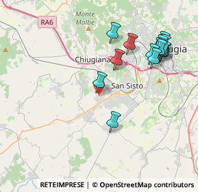 Mappa Via G. Nicotera, 06073 Corciano PG, Italia (4.54571)