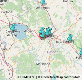 Mappa Via G. Nicotera, 06073 Corciano PG, Italia (20.315)