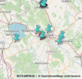 Mappa Strada Pievaiola, 06128 Perugia PG, Italia (19.577)
